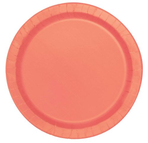 Haza Original assiettes de fête orange 18 cm 16 pièces