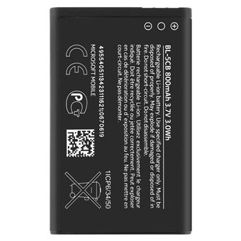 Batterie Nokia BL-5CB D'origine - Pour C1-02 - 800mAh 3,7V Li-Ion - Occasion