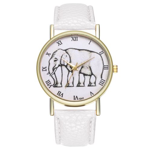 Illustration de l'éléphant véritable montre d'explosion montre à quartz montre T241-Ablanc