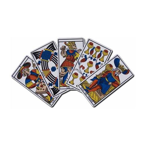 Tarot De Marseille Grimaud - Jeu De 78 Cartes Avec Notice Française, Cartomancie Et Divination