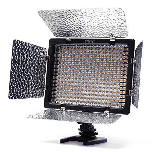 Yongnuo YN300 II fenêtre d'unité de contrôle de lumière (2280 lm, 5500 K), noir