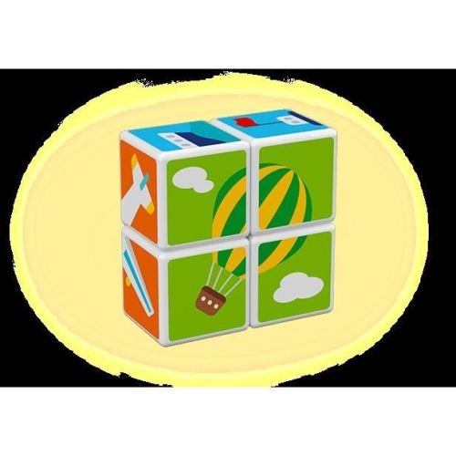 vehicule a construire - engin terrestre a construire MAGICUBE - Transports (4 cubes)