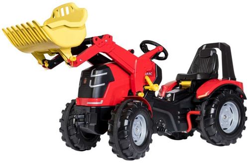 Rolly Toys escaliers tracteur frein à main RollyX-Trac Premium rouge