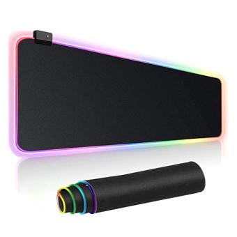 Tapis de souris de gamer avec eclairage RGB 93 x 30 cm - Tapis de