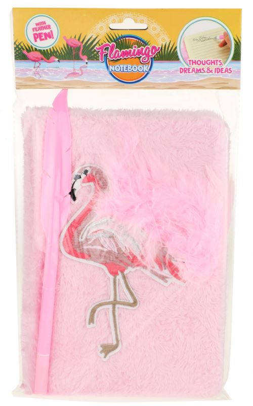 Toi-Toys carnet de notes flamant rose 14,8 x 21 cm