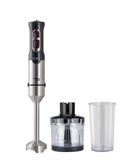 Solac S91602700 Pro800 Mixeur Plongeant Pro 800 Chef BA5603 W, Gris/Noir