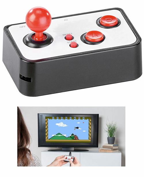 MGT Mobile Games Technology : Console de jeu rétro 8 bits avec 200 jeux et prise TV