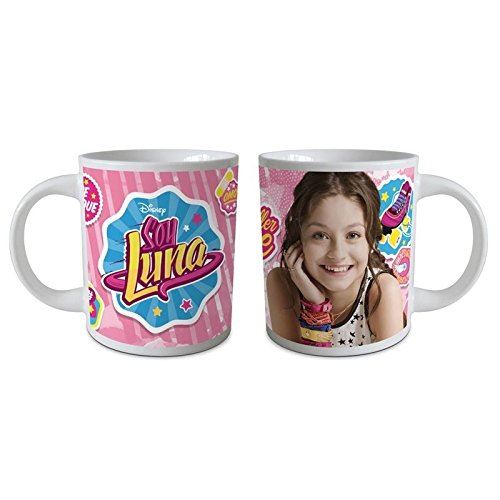 Unbekannt Beta Service el51700 Soy Luna 2 motifs 240 ml de tasse, plastique, multicolore, 15 x 25 x 12 cm