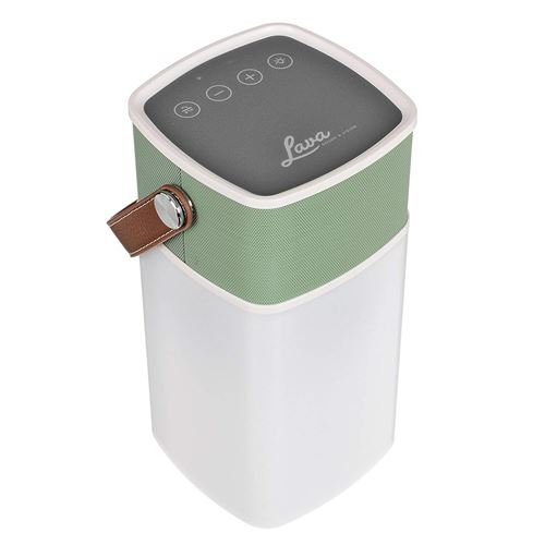 Lava BrightSounds 2 Lanterne LED Portable avec Enceinte Bluetooth/Power Bank Vert