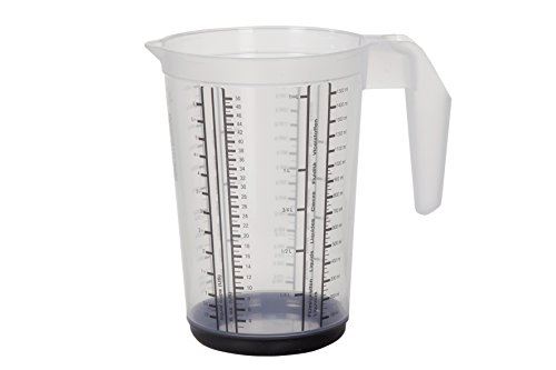 Keeeper 1049282615500 massimo verre mesureur polypropylène graphite 13,5 x 13,5 x 19 cm