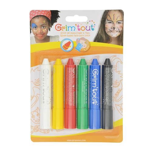 6 sticks de maquillage grim'tout basique