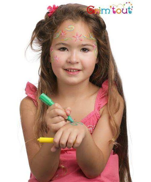 6 crayons maquillage carnaval et halloween - Magie du Déguisement