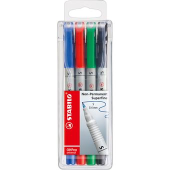 STABILO Feutre pour films OHPen universal, étui de 4 - 1