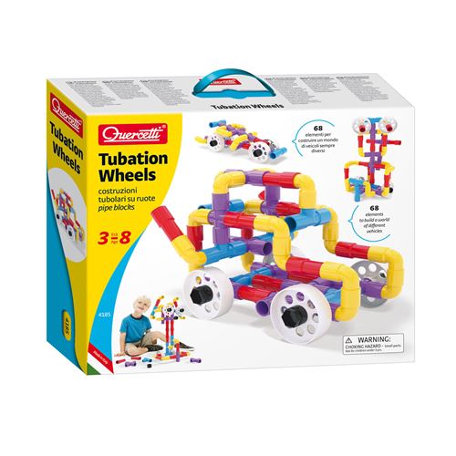 Quercetti Tubular Construction Set, 68dlg.