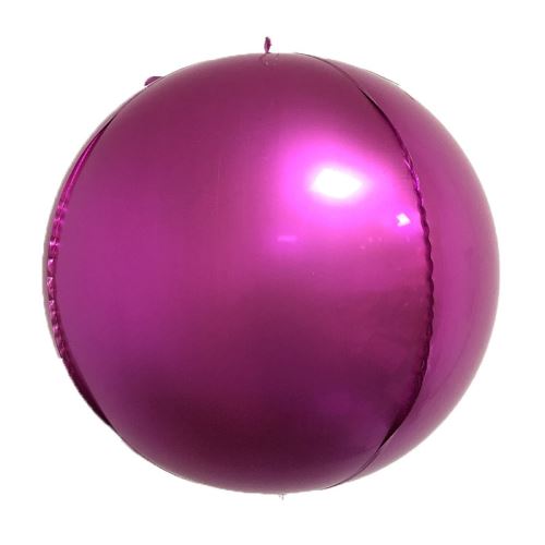 10 pcs Ballons en Aluminium 10 Pouces pour Noël Soirée Maison Jardin Fete Mariage - Rose foncé
