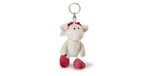 Porte-clés souris jeune mariée