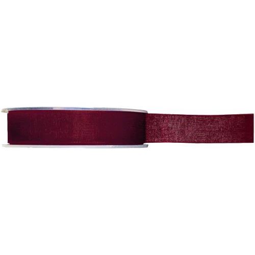 ruban organdi 15mm*20m - bordeaux