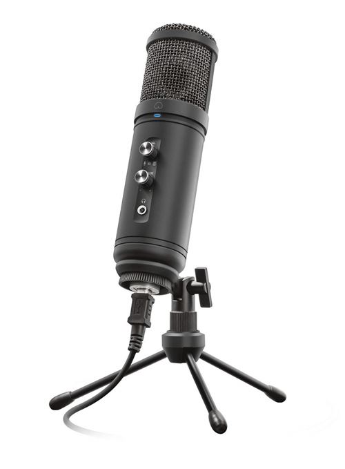 Trust Signa Microphone de HD pour Ordinateur, Alimentation USB