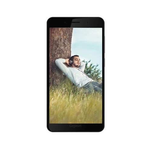 Gigaset GS180 Smartphone portable débloqué 4G (Ecran: 5 pouces - 16 Go - Double Nano-SIM - Android) Gris Argenté