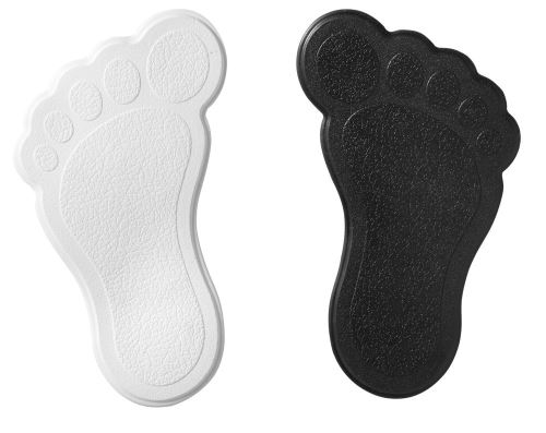 Ridder 69590-0 Mini Tapis de Douche/Baignoire Motifs Antidérapants Caoutchouc Synthétique Blanc/Noir XXS