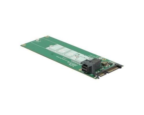 DeLOCK Converter SATA 22 pin - SFF-8643 NVMe > 1 x M.2 NGFF Key M Adaptateur d'interface M.2 M.2 Card SAS 6Gb-s, SATA 6Gb-s