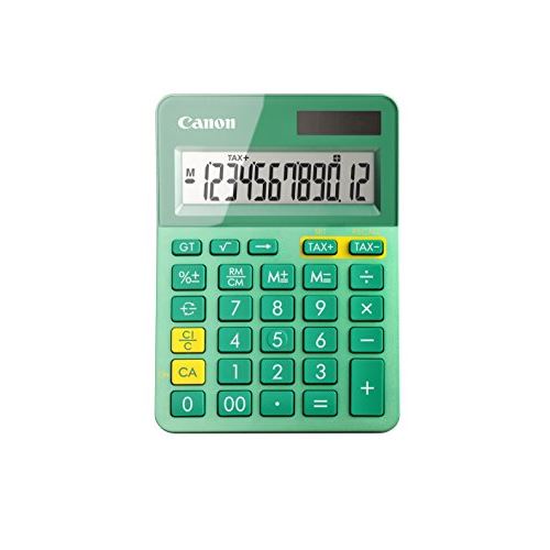 Canon - Calculatrice, couleur : turquoise, référence : LS-123-MTQ EMEA DBL