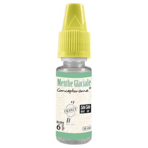 Conceptarôme - E-liquide Classique 80/20 – Menthe Glaciale 6 mg.