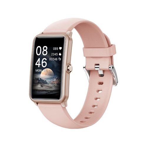 Montre Connectée Chronus H86 IP68 Étanche Fitness Tracker-Rose-Chronus