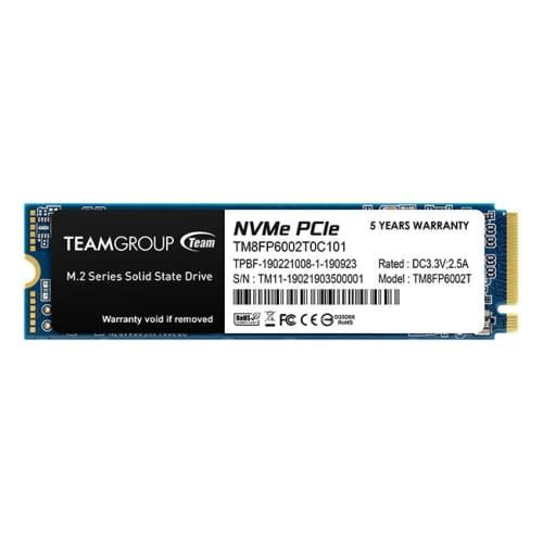 SSD Interne MP33 Team Group TM8FP6002T0C101 2000Go SSD M.2 PCI Express 3.0 Noir