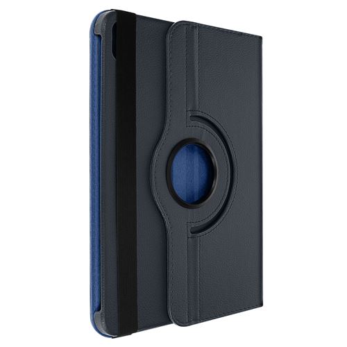 Housse pour iPad 10 2022 Clapet Support Rotatif 360&deg; Mode Portrait Paysage bleu nuit
