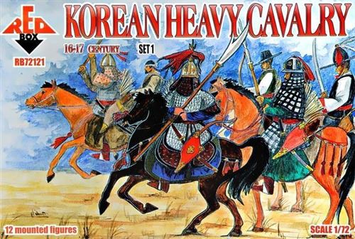 Korean Heavy Cavalry,16-17th Centuryset1 - 1:72e - Red Box