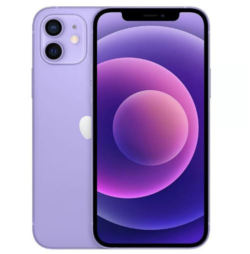 iPhone 12 6,1" 128 Go Violet Reconditionné avec BATTERIE NEUVE