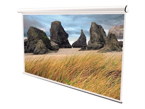 SOPAR White Lorenz - Écran de projection - montable au plafond, montable sur mur - motorisé - 117 (297 cm) - 1:1 - blanc - blanc, RAL 9010