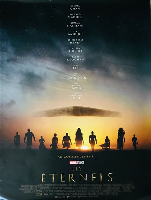 Affiche de Cinéma Originale - Les éternels - 2021 - Marvel - 40x60cm
