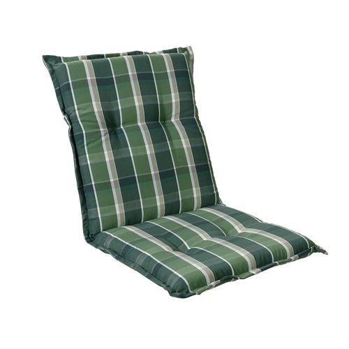 Coussin de chaise de jardin -Blumfeldt Prato -103 x 52 x8 cm -1 pièce -Vert/Gris