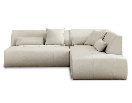 Lisa Design Onyx/Beige Canapé D'angle - Image 3