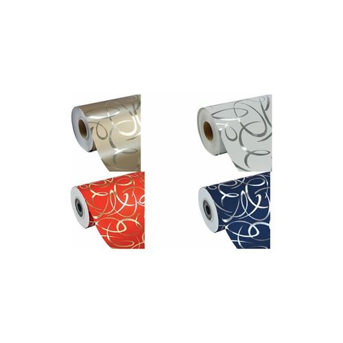 Clairefontaine Papier cadeau 'Arabesque argent', en rouleau