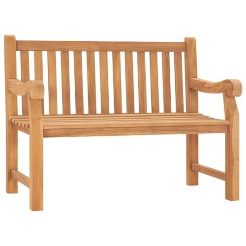 Non Communiqué Marron Vidaxl Banc De Jardin 114 Cm Bois De Teck Solide