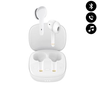 Ecouteurs Bluetooth Blanc - 1