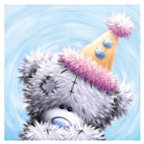 Peinture au diamant DIY 5D ZY154 - Ours en peluche (30x30CM)