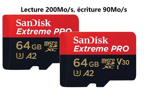 La carte microSDXC SanDisk Extreme Pro 64 Go est à moins de 15 €