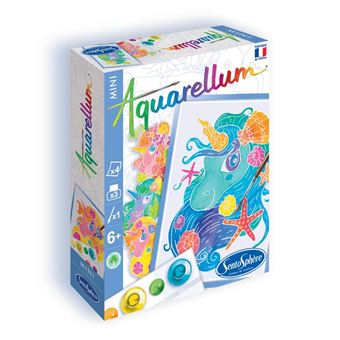 Aquarellum mini - licornes 4 planches - 1
