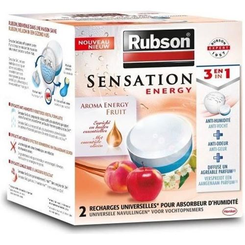 Recharge SENSATION 3en1 Aroma Energy Fruit - Lot de 2 recharges