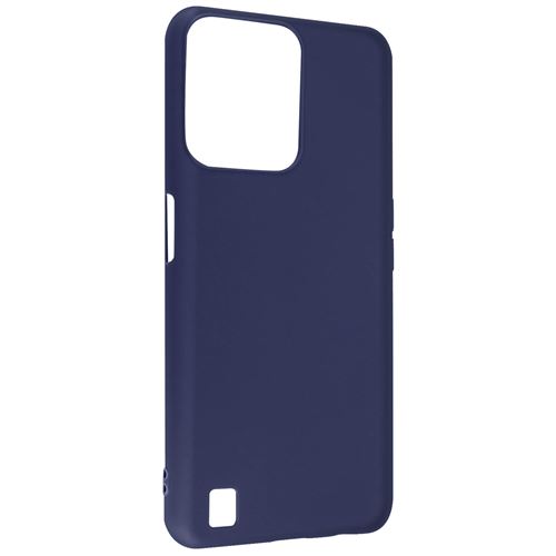 Coque pour Realme C31 Silicone Flexible Finition Mate Anti-traces Avizar bleu nuit