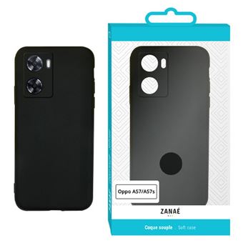 Coque Silicone Noire Little Boutik Pour Oppo A77 5G / A57 5G - Protection Souple