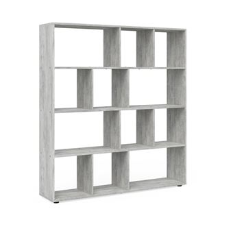 Vicco Meuble de rangement cube Pilar, Gris, 131.6x143cm - 1