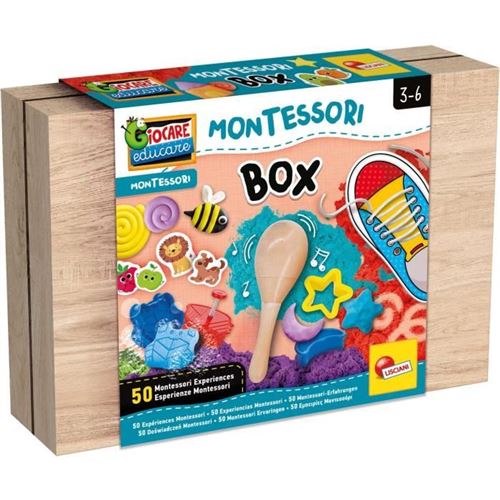 Laboratoire Éducatif - Lisciani - Montessori - 50 Expériences - Matériel Complet - Activités Ludiques Et Pédagogiques