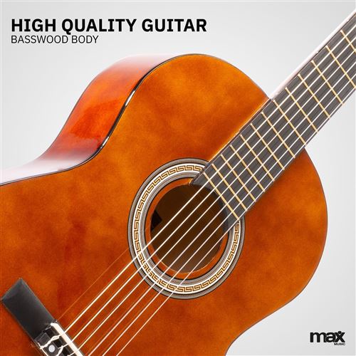 Guitare acoustique pour débutants - MAX SoloArt guitare classique / guitare  espagnole