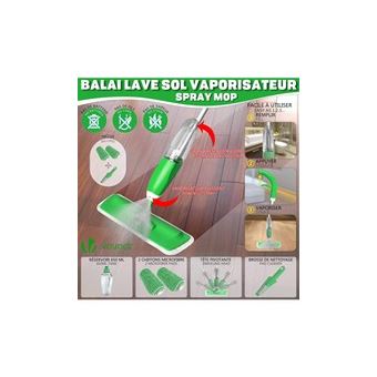 Balai vaporisateur lave sol vert