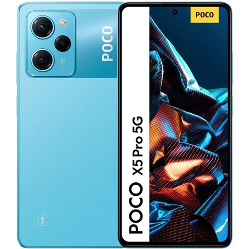 Xiaomi POCO X5 Pro 5G Smartphone 6Go 128Go Bleu Snapdragon 778 AMOLED 6,67 DotDisplay 120Hz FHD+ Caméra 108MP Charge 67W 5000mAh